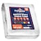 Tarpco Safety Heavy Duty Tarp, 16 ft L x 0.5 mm H x 12 ft W, 10 Mil, White, Polyethylene TS-154-12X16 - alternate 1